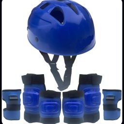 Skating and Cycling Protection Set 7 in 1 Skating Kit m size cycling blue_pri Skating Kit-image-43