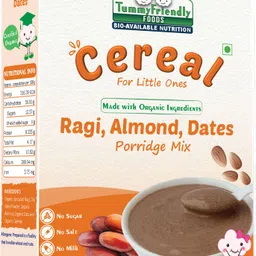 tummyfriendly foods Sprouted Ragi, Almond, Dates Porridge Mix Cereal-picture-23