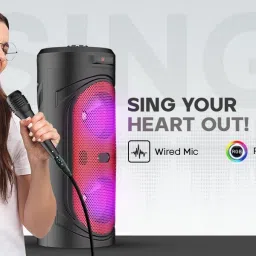NEUTON Super Woofer with Wired Mic,Remote 30 W Bluetooth speaker (2.0 Channel) 30 W Bluetooth Party Speaker image 4