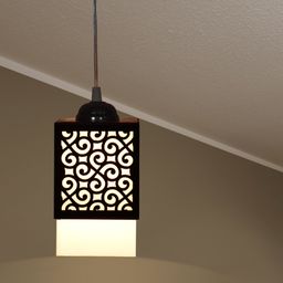 gojeeva Wooden Hanging Lamp Without Bulb(Pack of 1) Pendants Ceiling Lamp-picture-6