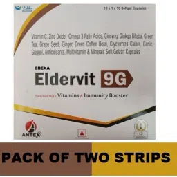 PHARMA ELDERVIT 9G MULTIVITAMIN SOFTGEL CAPSULE FOR MEN AND WOMEN (2*10CAPS)-10