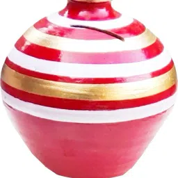 Clay Gullak, Money Bank,Piggy Bank red pack of 1 Coin Bank-picture-23