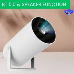 Guggu Mini HD Projector for Home 4KSupport With Built-in App Netflix/Prime/YouTubeJ492 (4500 lm / 1 Speaker / Wireless / Remote Controller) Portable Projector-image-28