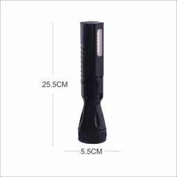 sebon 2KM Range Led Torch, 8 Led Side Light, ABS Body, Sling Belt, 2200 Mah Battery Torch image 4