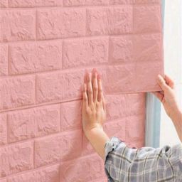 77 cm 3D Foam Pink Brick Self Adhesive Sticker Self Adhesive Sticker-image-23