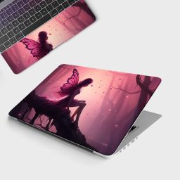 Yuckquee GIRL WITH WINGS FANTASY Top+Wrist Pad Vinyl Laptop Skin 13.3 Vinyl Laptop Skin Compatible for 13.3 inch-image-68