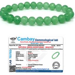 Green Aventurine, Crystal, Green Jade Agate Bracelet-image-7