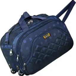 Lightweight Waterproof Duffel PRO Strolley Bag Travel Duffel Bag 55 L Luggage Blue-9