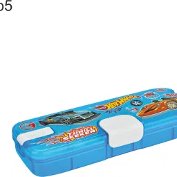 Mini Light Hot Wheels Art Polypropylene Pencil Box-13