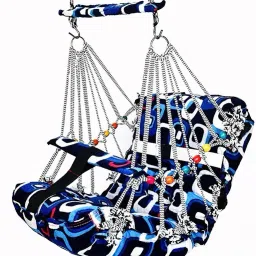 Cotton Child Jhula for 1-3 Year indoor| For Kids Swings Bouncer-picture-3