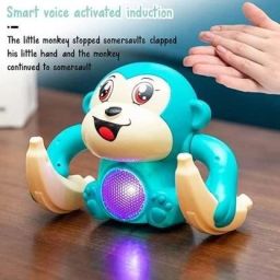 yajnas Dancing Monkey Musical Toy for Kids with Light, Sound and Touch Sensor image 4
