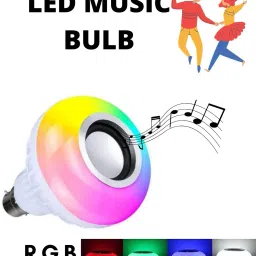 ATSolutions Mini Wireless Bluetooth Speaker with Super Bass |LED Light |Mobile Holder 10 W Smart Bulb-24