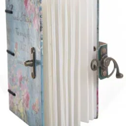 craft club Wonderfull Print Special Binding A5 Diary Un-Ruled 200 Pages image 3