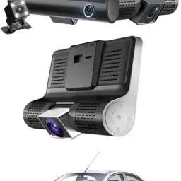 4inch 3Way Car DVR Camera 1080P Video Recorder Cameras 194 Black LCD-image-62