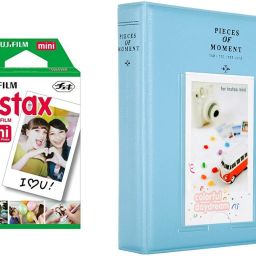FUJIFILM Instax Mini 10x1 Sheets Instant Film Sky Blue Time Album 64 Sheets Film Roll-image-37