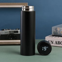 Smart LED Temperature Flask | Thermal Lock | SS | Touch Display | 500ml Bottle 500 ml Flask-image-66