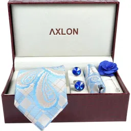 AXLON Silk Cufflink & Tie Pin Set-image-60