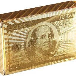 Gold Foil Playing Cards – Durable Waterproof Luxurious Gold-Plated Poker Cards-image-41