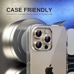 Vinylzone Back Camera Lens Ring Guard Protector for 15PRO |15PROMAX 9H Hardness Tempered Glass Screen Guard Protector Anti-Scratch 6-image-50