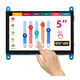 Elecrow RC050 5 inch 800 x 480 Capacitive Touch LCD Display for Raspberry Pi/ PC/ SONY PS4 image 1