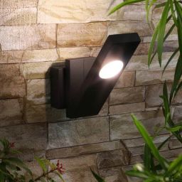 eliante by jainsons lights Stacy Grey Metal Outdoor Wall Light-picture-3