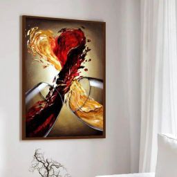 the art house Field Multicolour Canvas Framed Art Print-picture-30