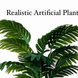 Anandani 18 Leaves Artificial Palm Tree With Apple Pot for Home/Office Decor Artificial Plantwith Pot image 4