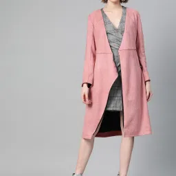Suede Solid Coat For Women-image-99