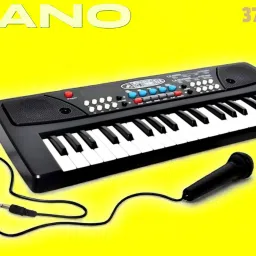 37-Key Musical Piano Keyboard with Microphone 430A1 Song Record Feaure_U599-image-23