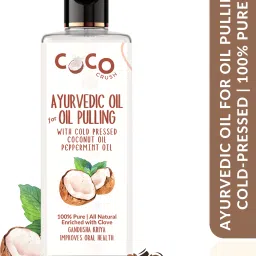 Ayurvedic Coconut Oil for Oil Pulling, Cold-pressed & Virgin | Healthy Teeth - Coconut Oil, Peppermint Oil, Clove Oil-image-2