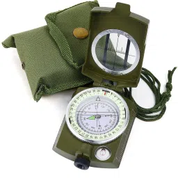 Military Lensatic Sighting Compass with Carrying Bag Waterproof and Shakeproof Compass-38