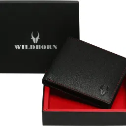 Men Casual, Trendy Black Genuine Leather Wallet - Mini-image-63