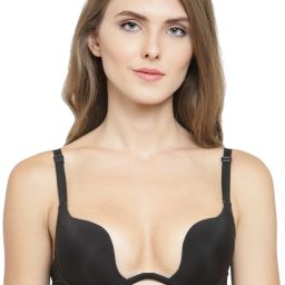 Women Plunge Lightly Padded Bra-image-92