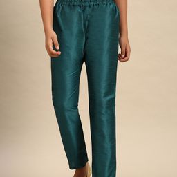 Sanwara Boys Green Firozi Art Silk Pyjama-11