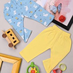 V-Mart Infants Pack Of 2 Conversational Printed Cotton Straight Lounge Pants-picture-3