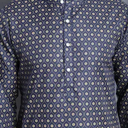 Anouk Ethnic Motifs Printed Regular Kurta with Pyjamas image 3
