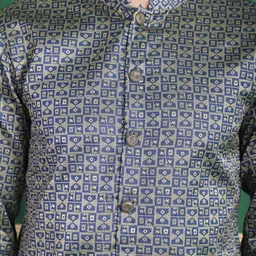 Anouk Mandarin Collar Regular Kurta With Pyjamas image 2