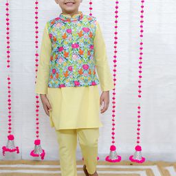 M'andy Boys Regular Pure Cotton Kurta with Pyjamas-49