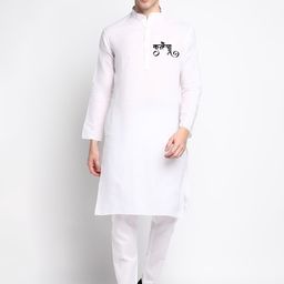 DEVOILER Quirky Printed Regular Kurta With Pyjamas image 1
