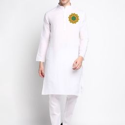DEVOILER Ethnic Motifs Printed Kurta With Trousers-picture-35