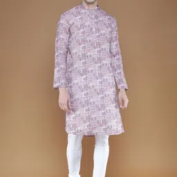 Sanwara Ethnic Motifs Printed Regular Kurta With Pyjamas-picture-1