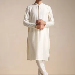 Manyavar Men Kurta with Pyjamas-image-3