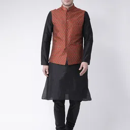 DEYANN Regular Kurta With Pyjama & Nehru Jacket-picture-54