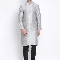 ROYAL KURTA Men Dupion Silk Kurta with Pyjama-image-74
