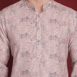 Anouk Floral Printed Regular Kurta With Pyjamas image 4