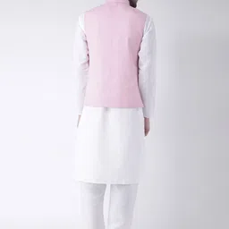 hangup plus Men Kurta with Pyjamas & Nehru Jacket image 3
