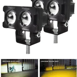 2 Eye Led Mini Drive Fog Light Projector for bikes, scooty, cars Fog Lamp Motorbike LED (12 V, 30 W)-17