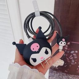 BeeNex Kitty Charger Case Cover for iPhone 18W-20W, 3D Cute Cartoon Design, USB C Cable Protector-image-57