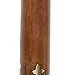 Wooden Walking Swagger Sticks 23 inches Brown Walking Stick-image-20