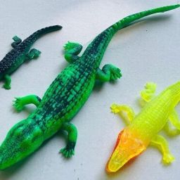 cute rubber crocodile toy gang(set of 3) gang toys Gag Toy-image-39